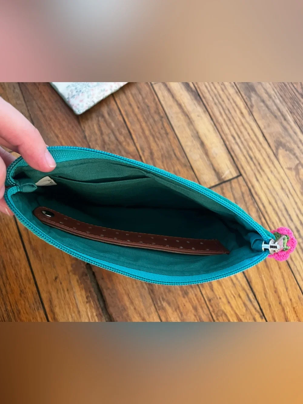 Embroidered Makeup Bag